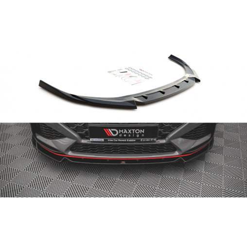 MAXTON Lame Du Pare-Chocs Avant V.2 Hyundai I30 N Hatchback/Fastback Mk3 Facelift MAXTON Lame Du Pare-Chocs Avant V.2 Hyundai I30 N Hatchback/Fastback Mk3 Facelift