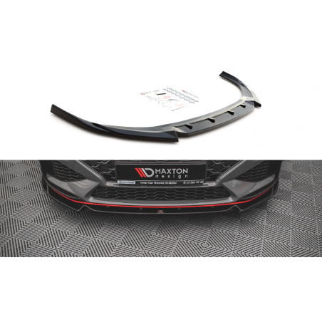MAXTON Lame Du Pare-Chocs Avant V.2 Hyundai I30 N Hatchback/Fastback Mk3 Facelift