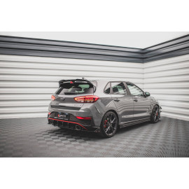 MAXTON Lames De Pare-Chocs Arrière Latérales + Ailerons V.1 Hyundai I30 N Hatchback Mk3 Facelift MAXTON Lames De Pare-Chocs Arrière Latérales + Ailerons V.1 Hyundai I30 N Hatchback Mk3 Facelift