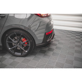 MAXTON Lames De Pare-Chocs Arrière Latérales V.2 Hyundai I30 N Hatchback Mk3 Facelift MAXTON Lames De Pare-Chocs Arrière Latérales V.2 Hyundai I30 N Hatchback Mk3 Facelift