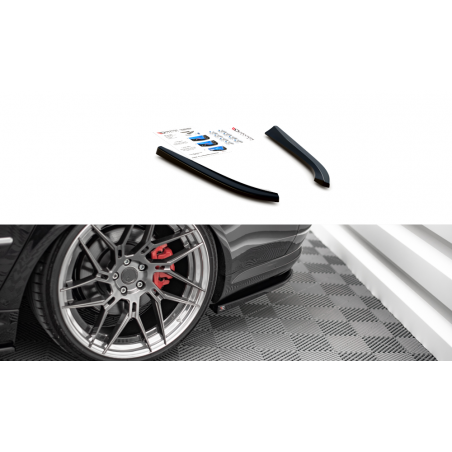 MAXTON Lames De Pare-Chocs Arrière Latérales Audi S8 D3