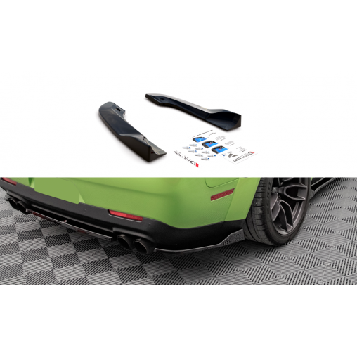MAXTON Lames De Pare-Chocs Arrière Latérales Dodge Challenger SRT Hellcat Mk3 MAXTON Lames De Pare-Chocs Arrière Latérales Dodge Challenger SRT Hellcat Mk3