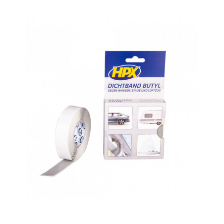 Ruban d'étanchéité HPX butyle gris 20mm x 3m