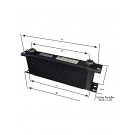 Radiateur Huile Setrab 19 Rangées Série 6 M22x150 Radiateur Huile Setrab 19 Rangées Série 6 M22x150
