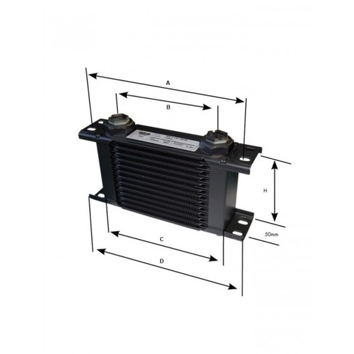 Radiateur Huile Setrab 13 Rangées M22x150 Radiateur Huile Setrab 13 Rangées M22x150