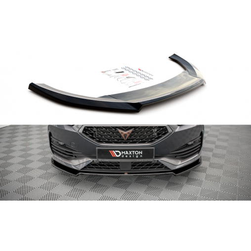 MAXTON Lame Du Pare-Chocs Avant V.2 Cupra Leon MAXTON Lame Du Pare-Chocs Avant V.2 Cupra Leon