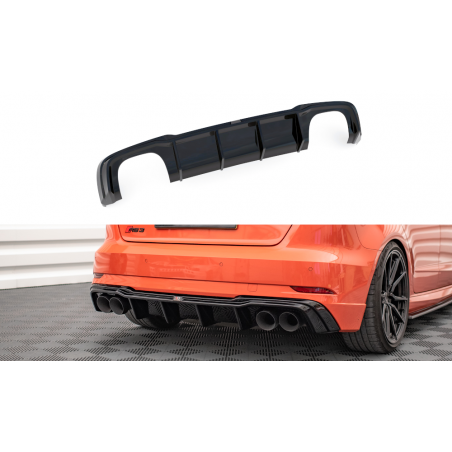 MAXTON Rajout Du Pare-Chocs Arriere V.2 Audi RS3 8V Facelift