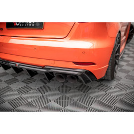 MAXTON Rajout Du Pare-Chocs Arriere V.2 Audi RS3 8V Facelift