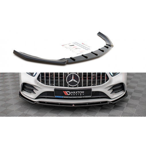 MAXTON Lame Du Pare-Chocs Avant V.4 Mercedes A35 AMG / AMG-Line W177 MAXTON Lame Du Pare-Chocs Avant V.4 Mercedes A35 AMG / AMG-Line W177