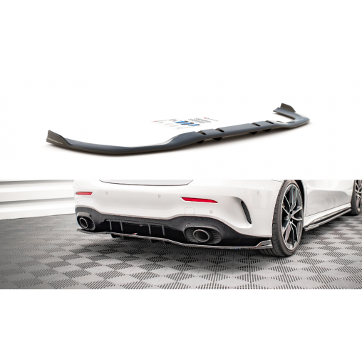 MAXTON Central Arriere Splitter (avec une barre verticale) V.2 Mercedes A 35 AMG Sedan V177 MAXTON Central Arriere Splitter (avec une barre verticale) V.2 Mercedes A 35 AMG Sedan V177
