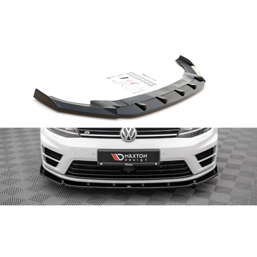 MAXTON Lame Du Pare-Chocs Avant V.4 Volkswagen Golf R Mk7 MAXTON Lame Du Pare-Chocs Avant V.4 Volkswagen Golf R Mk7