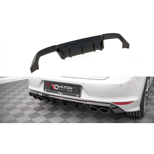 MAXTON Diffuseur Arrière Complet Volkswagen Golf R Mk7 MAXTON Diffuseur Arrière Complet Volkswagen Golf R Mk7