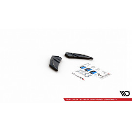 MAXTON Lames De Pare-Chocs Arrière Latérales V.3 Volkswagen Golf R Mk7
