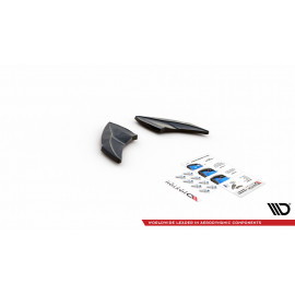 MAXTON Lames De Pare-Chocs Arrière Latérales V.4 Volkswagen Golf R Mk7