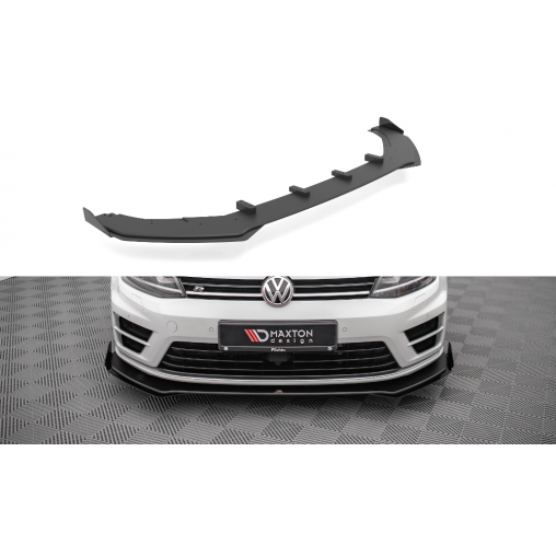 MAXTON Street Pro Lame Du Pare-Chocs Avant V.1 + Flaps Volkswagen Golf R Mk7 MAXTON Street Pro Lame Du Pare-Chocs Avant V.1 + Flaps Volkswagen Golf R Mk7