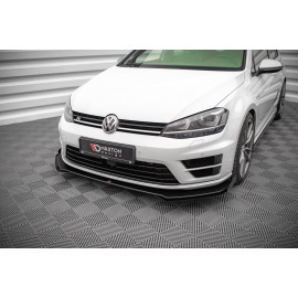 MAXTON Street Pro Lame Du Pare-Chocs Avant V.1 + Flaps Volkswagen Golf R Mk7 MAXTON Street Pro Lame Du Pare-Chocs Avant V.1 + Flaps Volkswagen Golf R Mk7