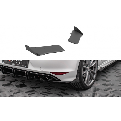MAXTON Street Pro Lame Du Pare Chocs Arriere + Flaps Volkswagen Golf R Mk7 MAXTON Street Pro Lame Du Pare Chocs Arriere + Flaps Volkswagen Golf R Mk7