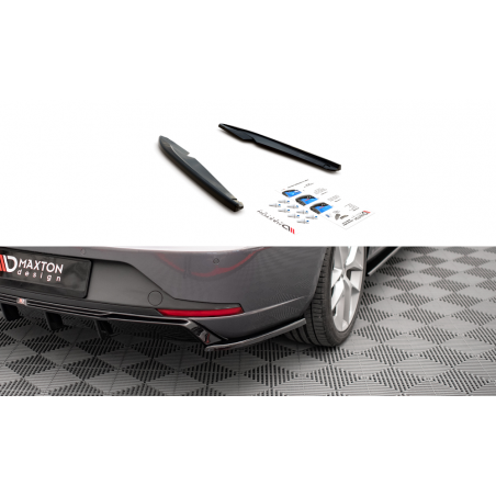 MAXTON Lames De Pare-Chocs Arrière Latérales V.2 Seat Leon FR Sportstourer Mk3