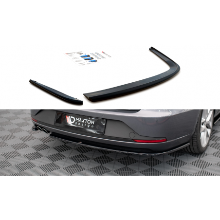 MAXTON Lames De Pare-Chocs Arrière Latérales V.1 Seat Leon FR Sportstourer Mk3