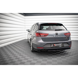MAXTON Lames De Pare-Chocs Arrière Latérales V.1 Seat Leon FR Sportstourer Mk3