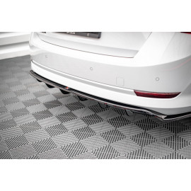 MAXTON Central Arriere Splitter (avec une barre verticale) Skoda Octavia Mk4 MAXTON Central Arriere Splitter (avec une barre verticale) Skoda Octavia Mk4