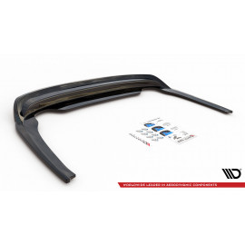 MAXTON Central Arriere Splitter (avec une barre verticale) Skoda Octavia Mk4 MAXTON Central Arriere Splitter (avec une barre verticale) Skoda Octavia Mk4