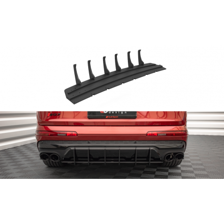 MAXTON Street Pro Central Diffuseur Arriere Audi SQ7 /Q7 S-Line Mk2 (4M) Facelift