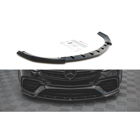 MAXTON Lame Du Pare-Chocs Avant V.3 Mercedes-Benz E63 AMG Estate/Sedan S213/W213
