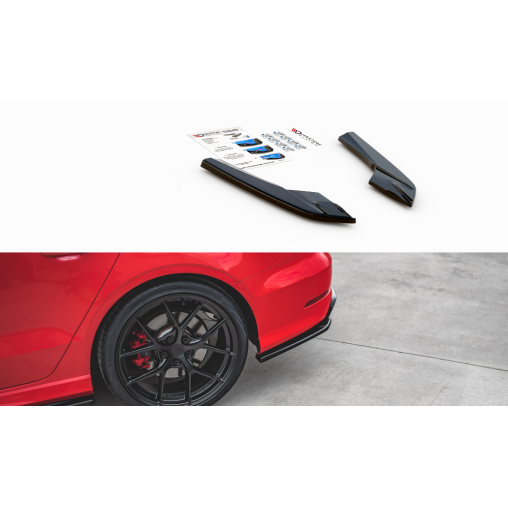 MAXTON Lames De Pare-Chocs Arrière Latérales Audi S3 Sedan 8V MAXTON Lames De Pare-Chocs Arrière Latérales Audi S3 Sedan 8V