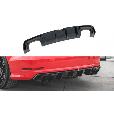 MAXTON Diffuseur Arrière Complet Audi S3 Sedan 8V