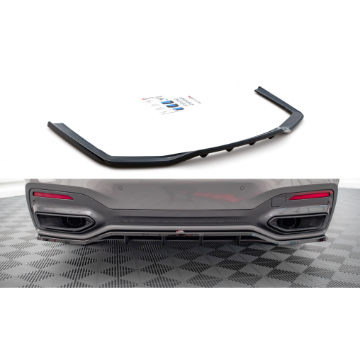 MAXTON Central Arriere Splitter (avec une barre verticale) BMW 7 M-Pack G11 Facelift MAXTON Central Arriere Splitter (avec une barre verticale) BMW 7 M-Pack G11 Facelift