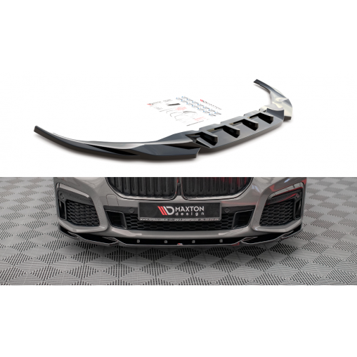 MAXTON Lame Du Pare-Chocs Avant V.2 BMW 7 G11 M-Pack Facelift MAXTON Lame Du Pare-Chocs Avant V.2 BMW 7 G11 M-Pack Facelift