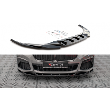 MAXTON Lame Du Pare-Chocs Avant V.2 BMW 7 G11 M-Pack Facelift