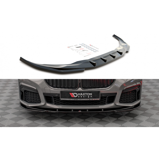 MAXTON Lame Du Pare-Chocs Avant V.1 BMW 7 G11 M-Pack Facelift MAXTON Lame Du Pare-Chocs Avant V.1 BMW 7 G11 M-Pack Facelift