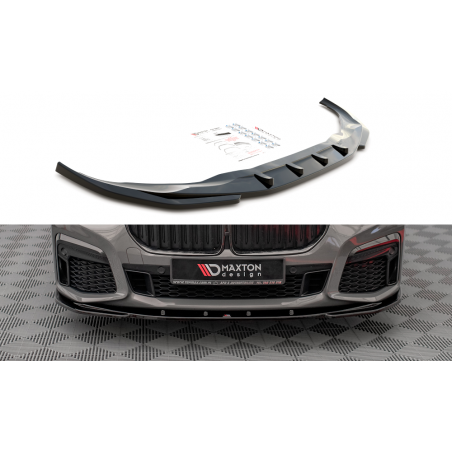 MAXTON Lame Du Pare-Chocs Avant V.1 BMW 7 G11 M-Pack Facelift
