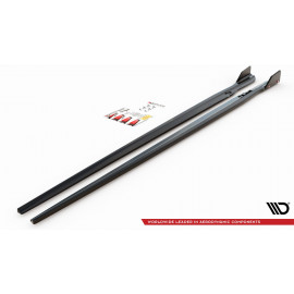 MAXTON Rajouts Des Bas De Caisse V.1 BMW M8 Gran Coupe F93 / 8 Gran Coupe M-Pack G16