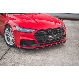 MAXTON Lame Du Pare-Chocs Avant V.2 Audi A7 C8 S-Line / S7 C8 MAXTON Lame Du Pare-Chocs Avant V.2 Audi A7 C8 S-Line / S7 C8