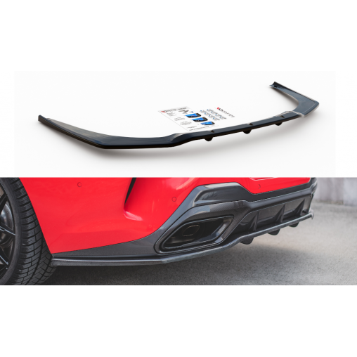 MAXTON Central Arriere Splitter (avec une barre verticale) BMW 8 Coupe M-Pack G15 MAXTON Central Arriere Splitter (avec une barre verticale) BMW 8 Coupe M-Pack G15