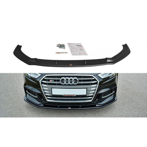 MAXTON Lame Du Pare-Chocs Avant V.1 Audi S3 / A3 S-Line 8V FL Sedan MAXTON Lame Du Pare-Chocs Avant V.1 Audi S3 / A3 S-Line 8V FL Sedan