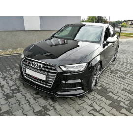 MAXTON Lame Du Pare-Chocs Avant V.2 Audi S3 / A3 S-Line 8V FL Sedan MAXTON Lame Du Pare-Chocs Avant V.2 Audi S3 / A3 S-Line 8V FL Sedan