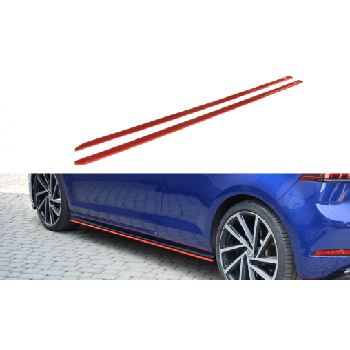 MAXTON Rajouts Des Bas De Caisse V.2 VW Golf 7 R / R-Line Facelift
