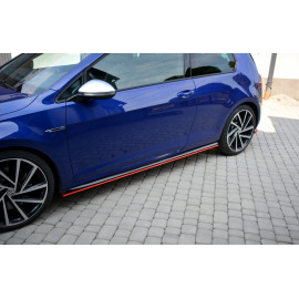 MAXTON Rajouts Des Bas De Caisse V.2 VW Golf 7 R / R-Line Facelift
