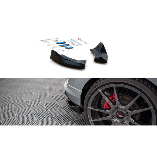 MAXTON Lames De Pare-Chocs Arrière Latérales V.1 Ford Fiesta ST Mk8 MAXTON Lames De Pare-Chocs Arrière Latérales V.1 Ford Fiesta ST Mk8
