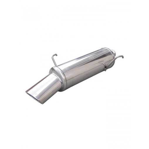 Terminaux / Silencieux Inoxcar Inox Peugeot 206 1.1 Avant 2000 120x80mm