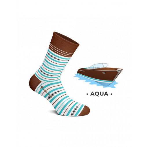 Chaussettes Auto HEEL TREAD Aqua