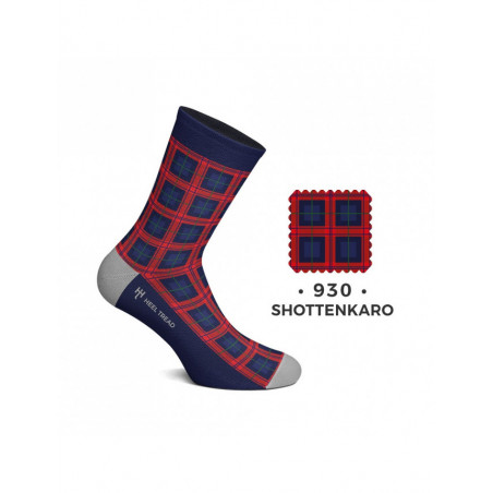 Chaussettes Auto HEEL TREAD 930 Shottenkaro