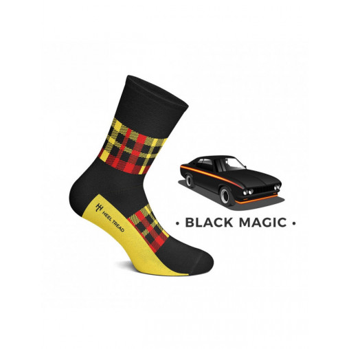 Chaussettes Auto HEEL TREAD Black Magic