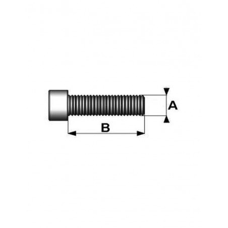 Vis de roue BTR Bratex 14x150mm longueur 35mm