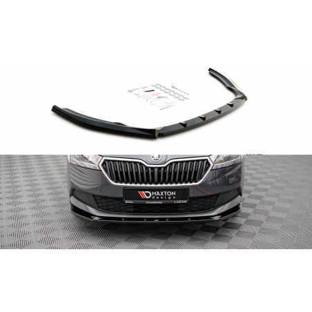MAXTON Lame Du Pare-Chocs Avant Skoda Fabia Mk3 Facelift