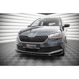 MAXTON Lame Du Pare-Chocs Avant Skoda Fabia Mk3 Facelift